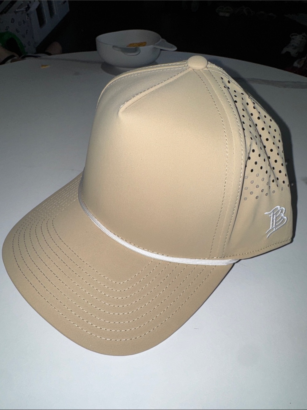 Beige Performance Baseball Cap - Unbranded